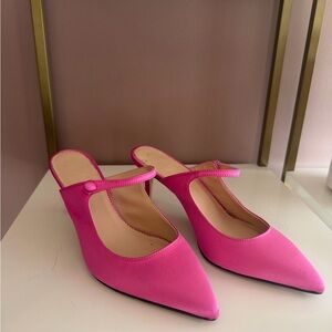 J. Crew Vibrant Pink Heels